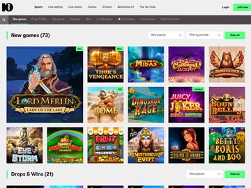 10Bet Casino Software Preview