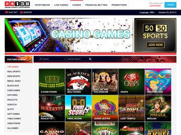 138Bet Casino Homepage Preview