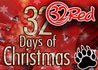 The 32 Days of Christmas Free Spins & Freerolls from 32 Red