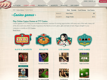 777 Casino Software Preview