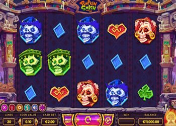 Pumpkin Smash Halloween Slot Machine 2017