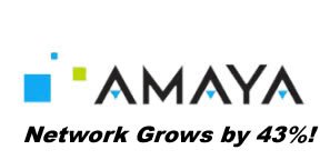 Huge Network Increase in Amaya Gaming
