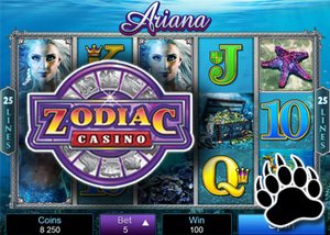 Arian Promotion Zodiac Online Casino