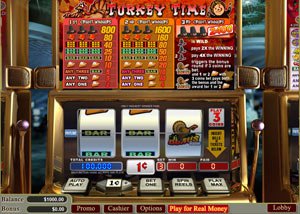 Turkey Time Canadian Thanksgiving 2017 Slot