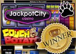 jackpot won on couch potato slot machine