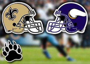 NFL Football Betting Odds New Orleans Saints and Minnesota Vikings