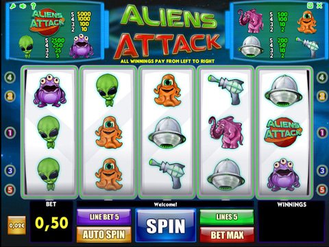 Aliens Attack Game Preview