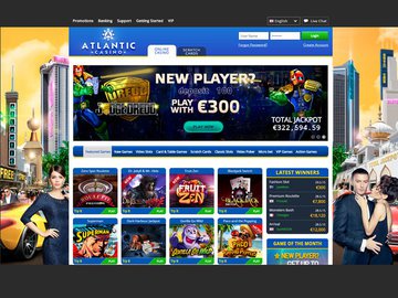 Atlantic Casino Club Homepage Preview
