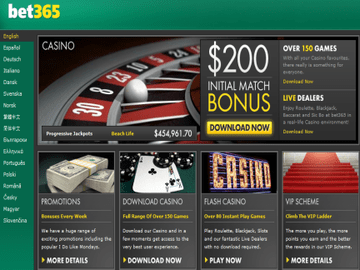 Bet365 Homepage Preview