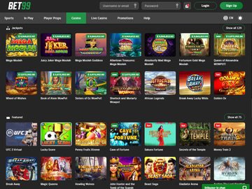 Bet99 Casino Software Preview