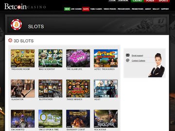 Betcoin Casino Software Preview