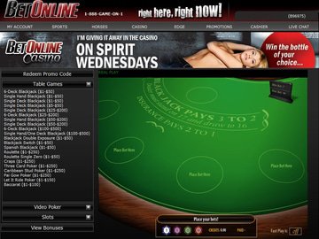 Betonline Casino Software Preview