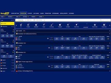 Bets724 Sportsbook Software Preview