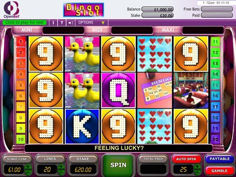 Bingo Slot Game Preview