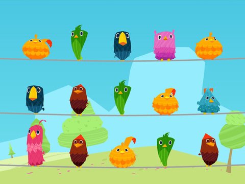 Birds On A Wire Game Preview