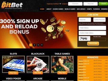 Bitbet Homepage Preview