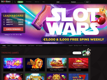 Bitstarz Casino Homepage Preview