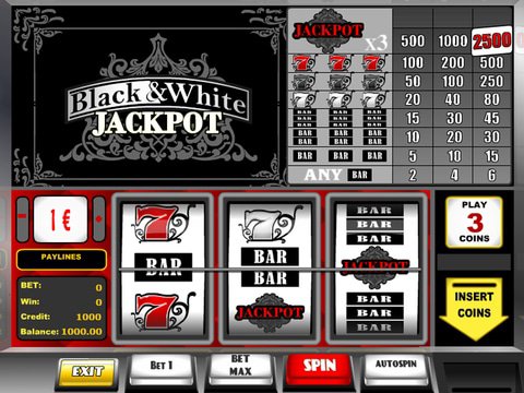 Black & White Jackpot Game Preview