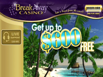 Breakaway Casino Homepage Preview