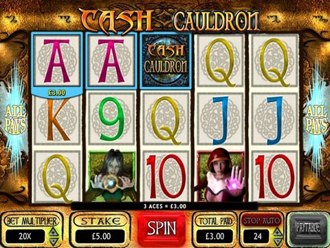 Play Cash Cauldron Slot Machine Free With No Download