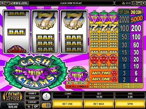 Cash Clams Is Easy To Play For Free With No Downloading Required