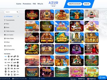 Casino Azur Software Preview