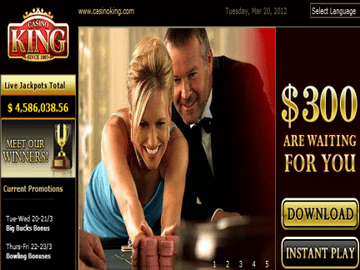 Casino King Homepage Preview