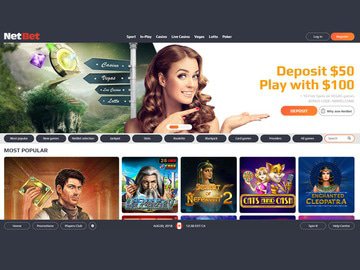 Casino NetBet Homepage Preview