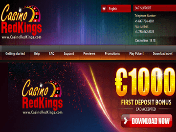 Casino RedKings Homepage Preview