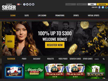 Casino Sieger Homepage Preview
