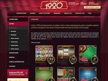 Casino1920 Software Preview