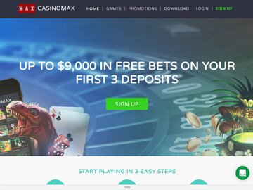 CasinoMax Homepage Preview