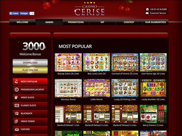 Cerise Casino Software Preview