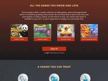 CherryJackpot Software Preview