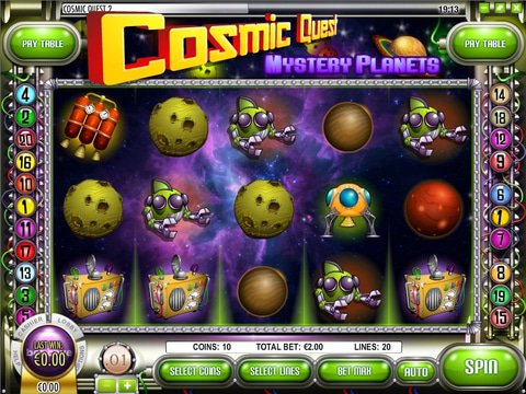Play Cosmic Quest Mystery Planets Slot Machine Free With No Download
