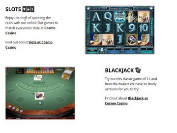 Cosmo Casino Software Preview