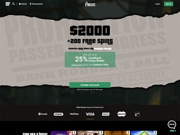 DBosses Casino Homepage Preview