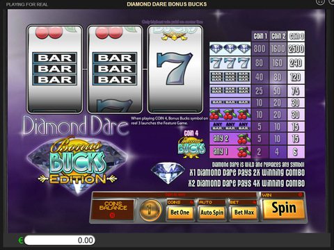 Diamond Dare Bonus Bucks Game Preview