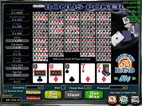 Double Double Bonus Poker Game Preview