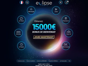 Eclipse Casino Homepage Preview