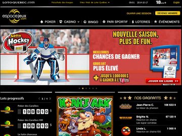 Espacejeux Casino Homepage Preview