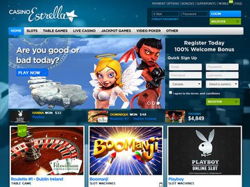 Estrella Homepage Preview