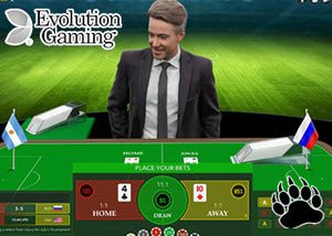 Evolution Casino Software World Cup Live Dealer Game