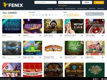 Fenix Casino Software Preview