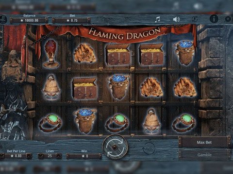 Flaming Dragon Game Preview