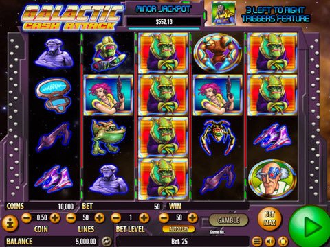 Galactic Cash Attack Game Preview