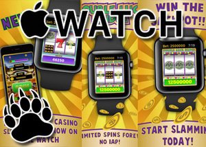 Real money slots for the Apple watch have arrived.