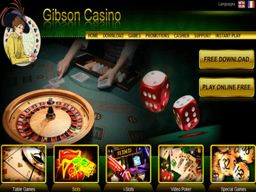 Gibson Casino Homepage Preview