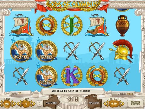 Gods of Olympus Game Preview