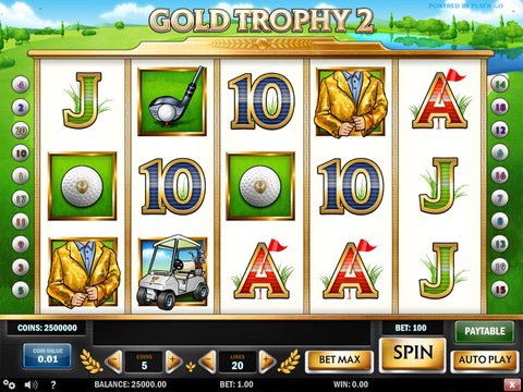 Play Gold Trophy 2 Slots Here for Free